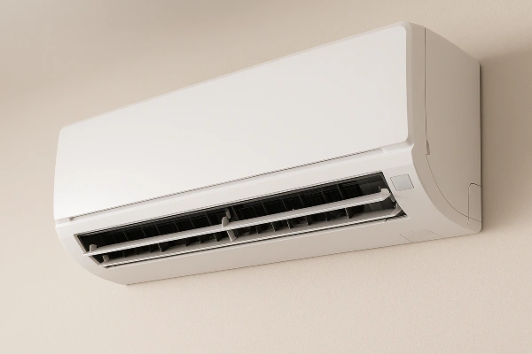 a mini split AC unit mounted on the wall from Cristal Air Conditioning Repair in West Lake Hills, TX - Air Conditioning Maintenance